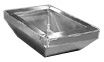 Air Scoop Tray - 4-1/4" Raised With Filter Flange 4500 Carb. 14" X 22" Base